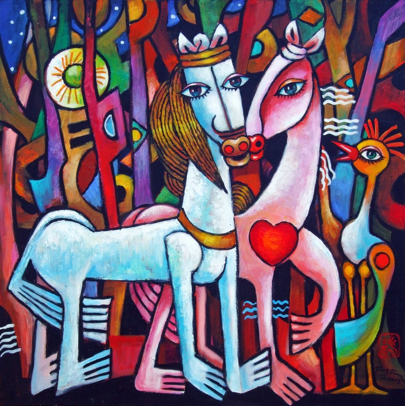 King and Queen by artist Ping Irvin